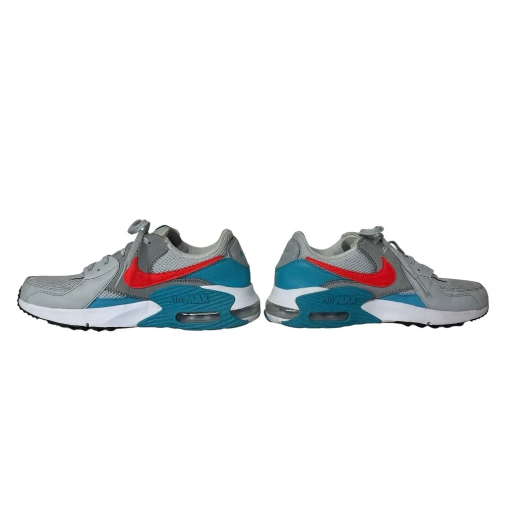Nike Air Max Excee Pure Platinum/ Teal Bright Crimson‎ Womens 8 Sneakers Shoes